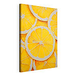 Cuadros Ramo de limones con gotas de agua