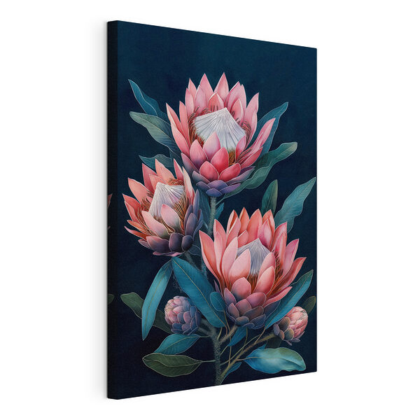 Elegantes proteas en tonos vivos Cuadros Elegantes proteas en tonos vivos