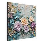 Cuadros Ramo de flores en una pared