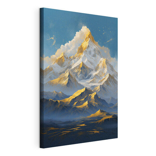 Cordillera con nieve y nubes Cuadros Cordillera con nieve y nubes