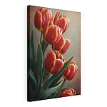 Cuadros Ramo de tulipanes rojos