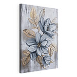 Cuadros Pintura de flores y hojas