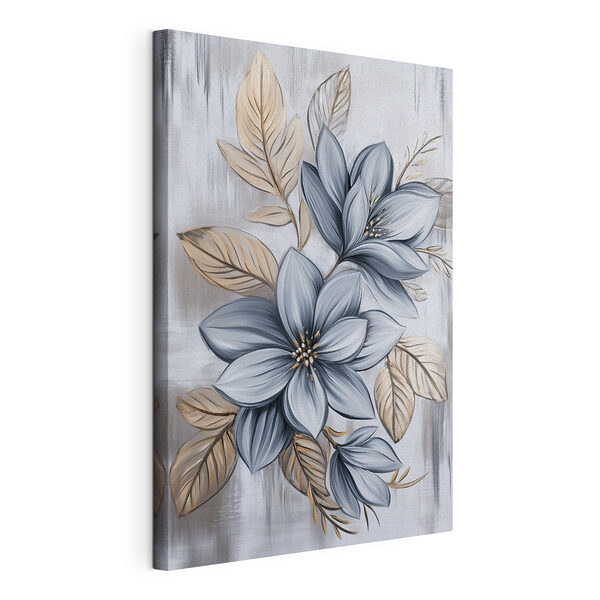 Pintura de flores y hojas Cuadros Pintura de flores y hojas