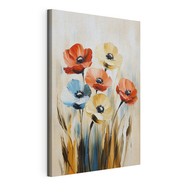 Cuadro de flores sobre lienzo Cuadros Cuadro de flores sobre lienzo