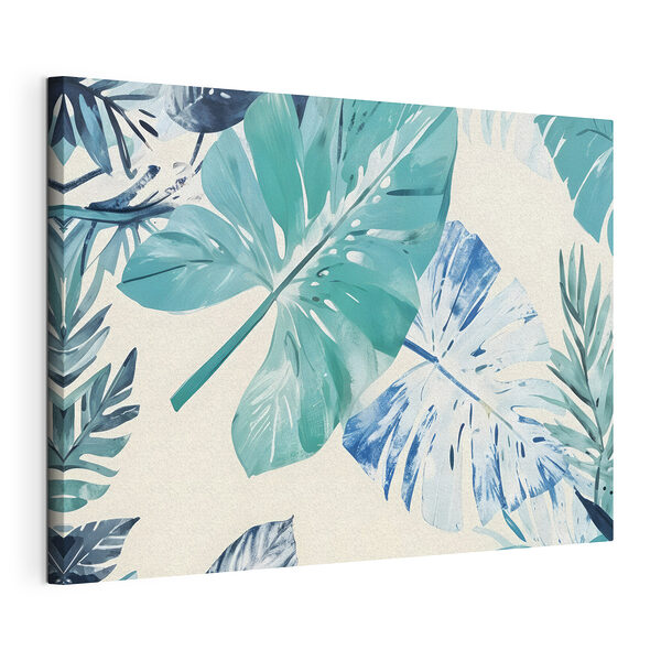 Hojas tropicales en tonos acuosos Cuadros Hojas tropicales en tonos acuosos