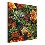 Cuadros Un exuberante tapiz de flores de vivos colores
