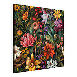 Cuadros Estampado floral colorido con muchas flores