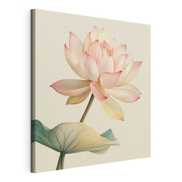 Elegante loto en suaves tonos pastel Cuadros Elegante loto en suaves tonos pastel