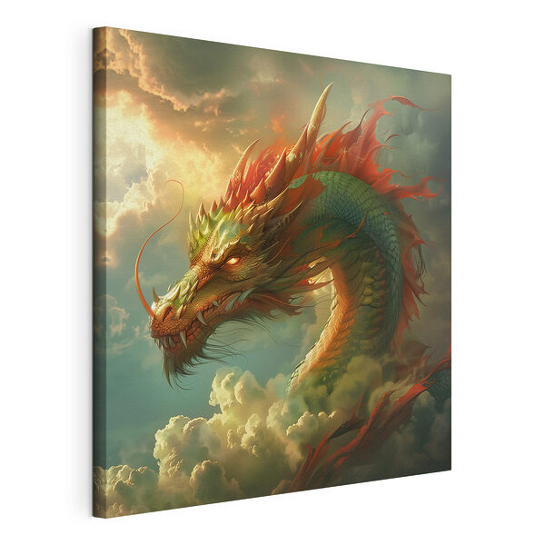 Cuadros El dragón entre las nubes