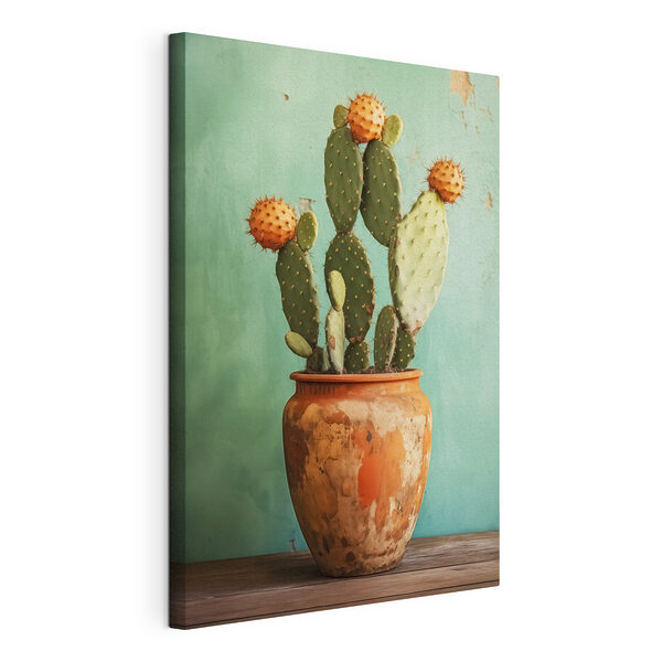 Cuadros Cactus en una maceta