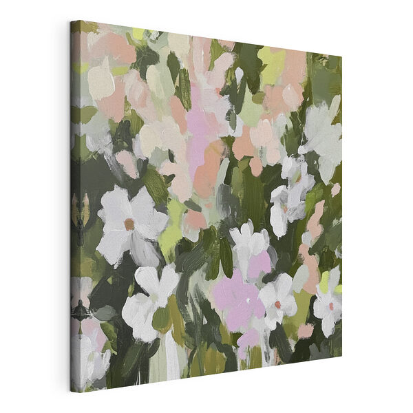 Cuadros Pintura de flores y hojas