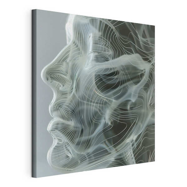 Cuadros Contornos abstractos de la percepción humana