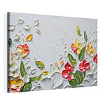 Cuadros Pintura de flores y hojas