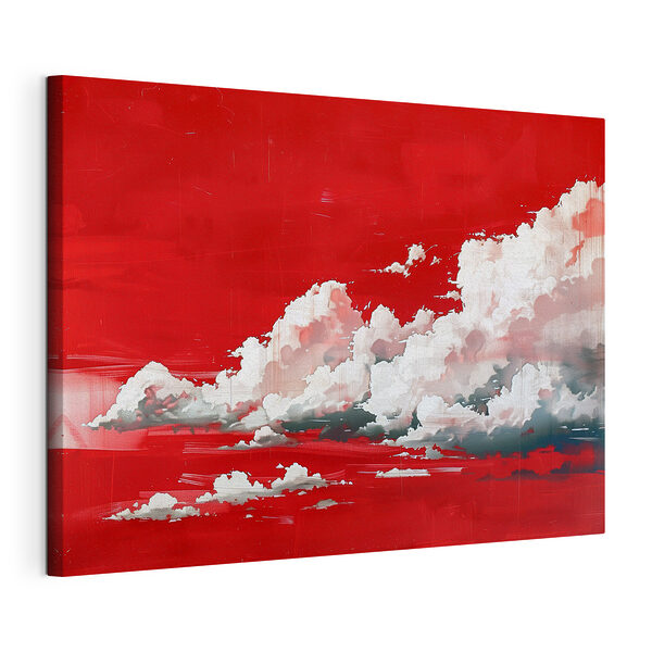 Cielo rojo con nubes Cuadros Cielo rojo con nubes