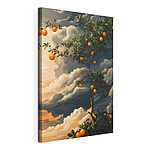 Cuadros Árbol con naranjas