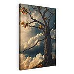 Cuadros Árbol con frutos de color naranja