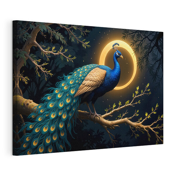 Cuadros Un pavo real en la rama de un árbol (SKU: s41093) Cuadros Cuadros Un pavo real en la rama de un árbol (SKU: s41093)