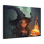 Cuadros Dibujo de una persona con una calabaza