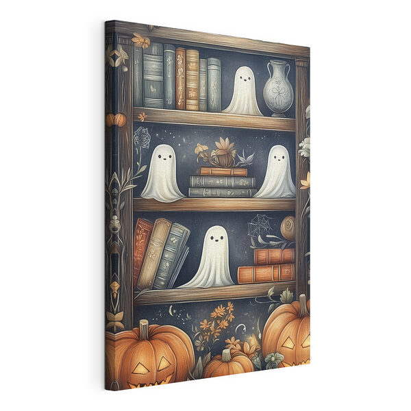 Librería con fantasmas y libros Cuadros Librería con fantasmas y libros