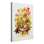 Cuadros Pintura en acuarela de verduras y flores