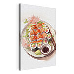 Cuadros Plato de sushi con palillos