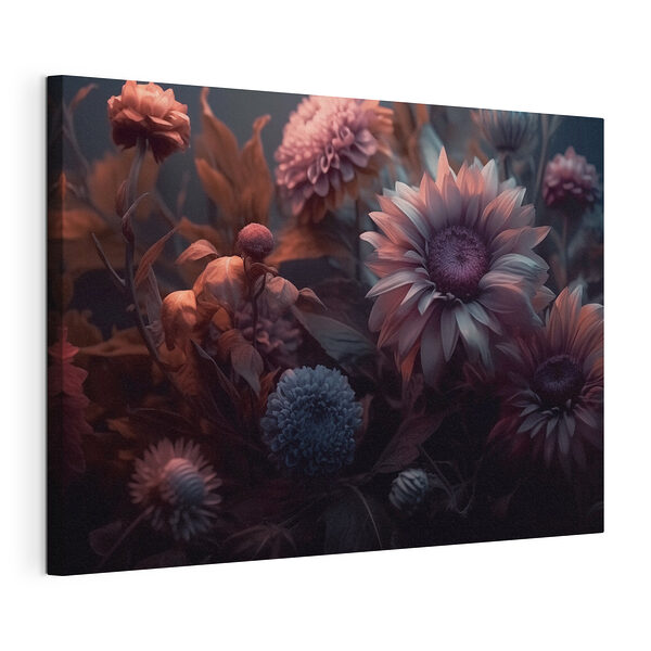 Ramo de flores con hojas Cuadros Ramo de flores con hojas