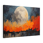 Cuadros Cuadro de una luna y un fuego