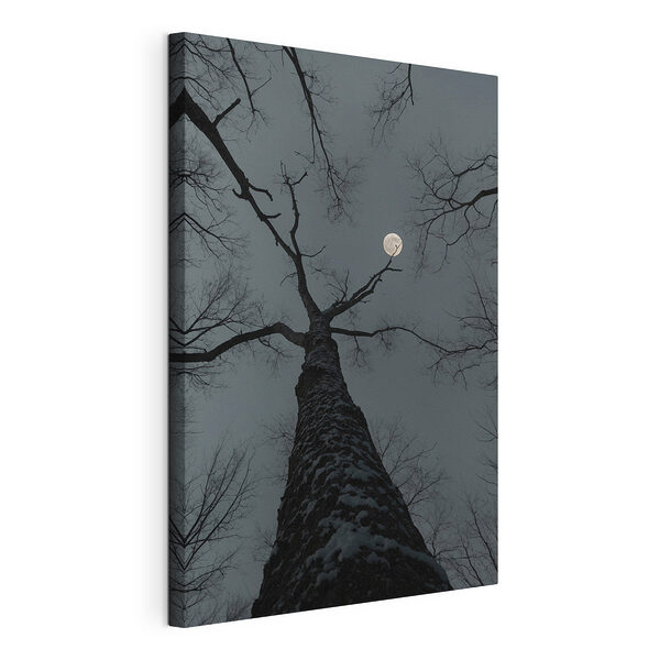 Cuadros Árbol con la luna al fondo (SKU: s41320) Cuadros Cuadros Árbol con la luna al fondo (SKU: s41320)