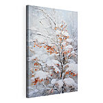 Cuadros Árbol cubierto de nieve