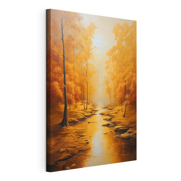 Cuadros Río que atraviesa un bosque