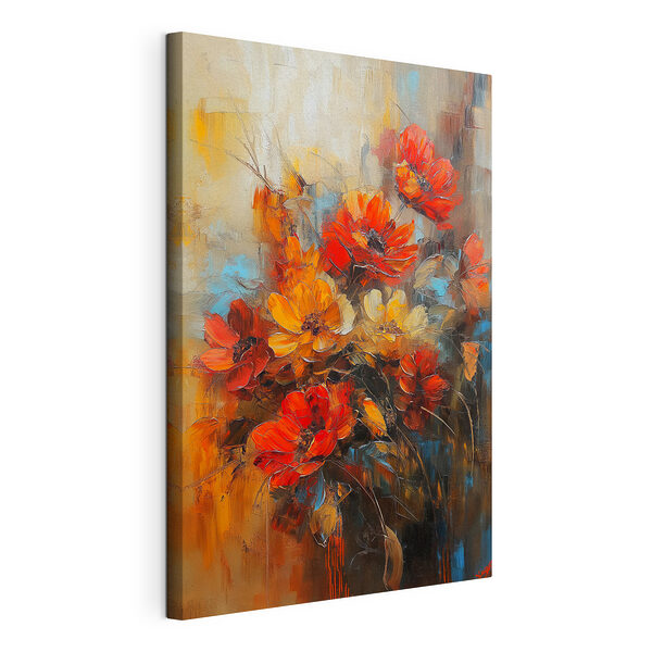 Cuadro de flores sobre lienzo Cuadros Cuadro de flores sobre lienzo