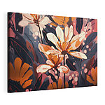 Cuadros Pintura de flores y hojas