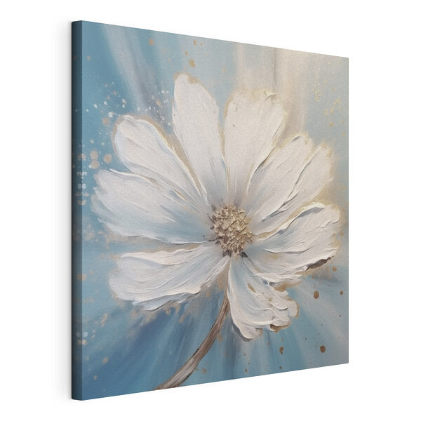 Cuadros Cuadro de una flor blanca