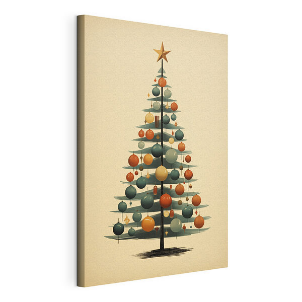 Cuadros Árbol de Navidad con adornos