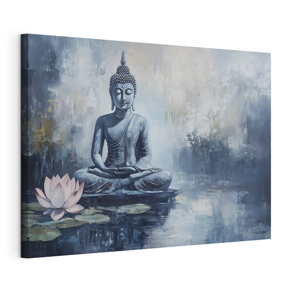 Cuadros Cuadros Cuadro de una estatua en el agua (SKU: s41892)
