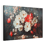 Cuadros Cuadro de flores sobre una mesa