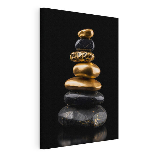 Cuadros Composición equilibrada de piedras únicas