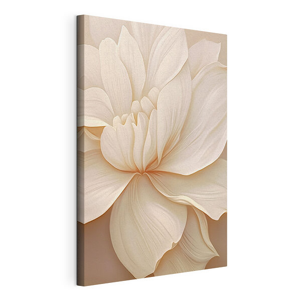 La suave elegancia de una flor pálida Cuadros La suave elegancia de una flor pálida