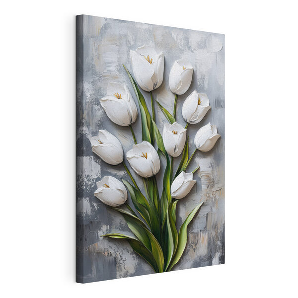 Cuadro de tulipanes blancos Cuadros Cuadro de tulipanes blancos