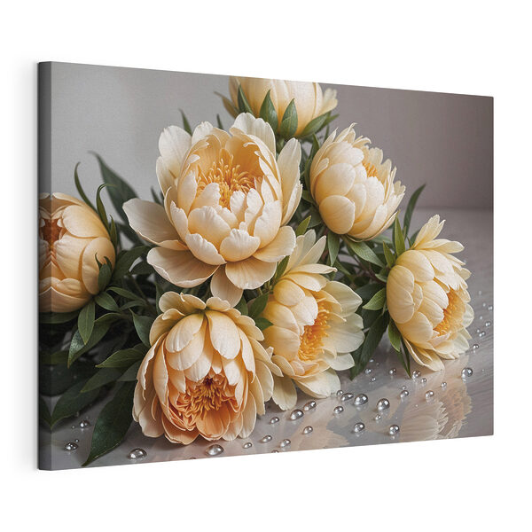 Ramo de flores sobre una mesa Cuadros Ramo de flores sobre una mesa