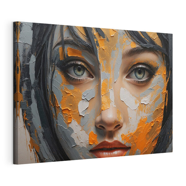 Mujer con pintura en la cara Cuadros Mujer con pintura en la cara