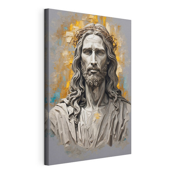 Cuadros Cuadros Estatua de un hombre con una corona de espinas (SKU: s42270)