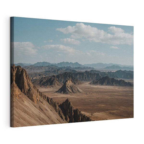 Cuadros Paisaje de montañas y cielo azul