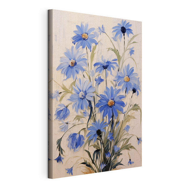 Cuadros Cuadro de flores azules