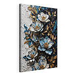 Cuadros Pintura de flores y hojas