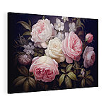 Cuadros Ramo de rosas rosas y blancas