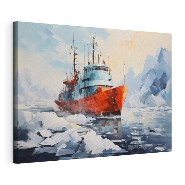 Cuadros Cuadro de un barco en el agua