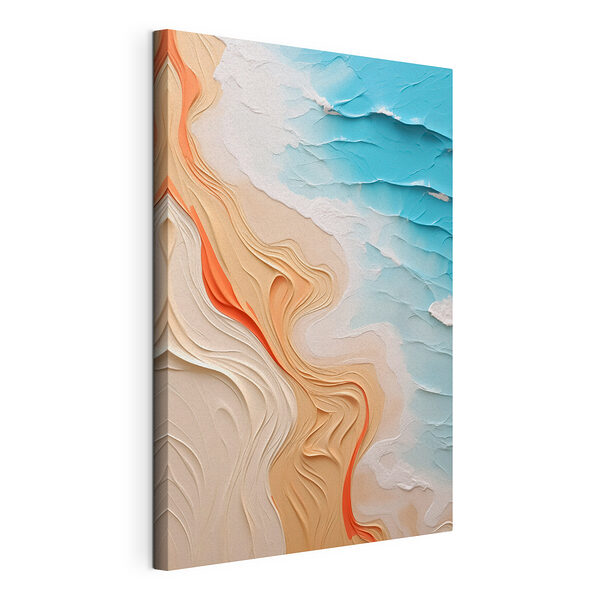 Las tranquilas olas bailan con suaves colores Cuadros Las tranquilas olas bailan con suaves colores