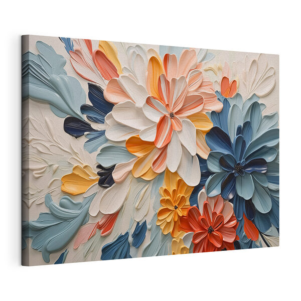 Arte floral lleno de vida en tonos suaves Cuadros Arte floral lleno de vida en tonos suaves