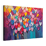 Cuadros Cuadro con muchos corazones